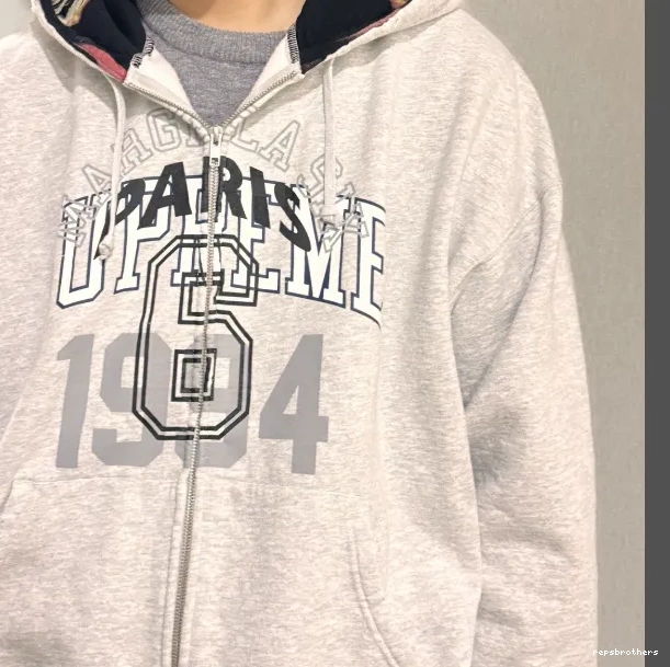 Grey SS Zipper L MM6 Black S Green Hooded Hoodie XL 24 M 0804
